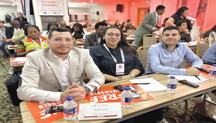 La Chabiba ittihadia au Congrès international de la jeunesse socialiste à Istanbul
