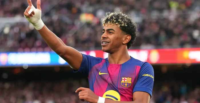 Lamine Yamal s'illustre : le Barça prend de l'avance.