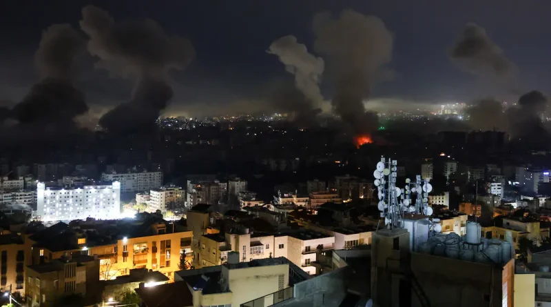 L'armée sioniste réalise des frappes « à grande échelle » à Beyrouth sud.