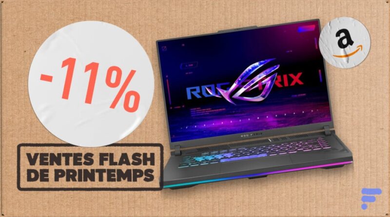 L’Asus ROG Strix (165 Hz, RTX 5070 Ti) en promo aux Ventes Flash d’Amazon