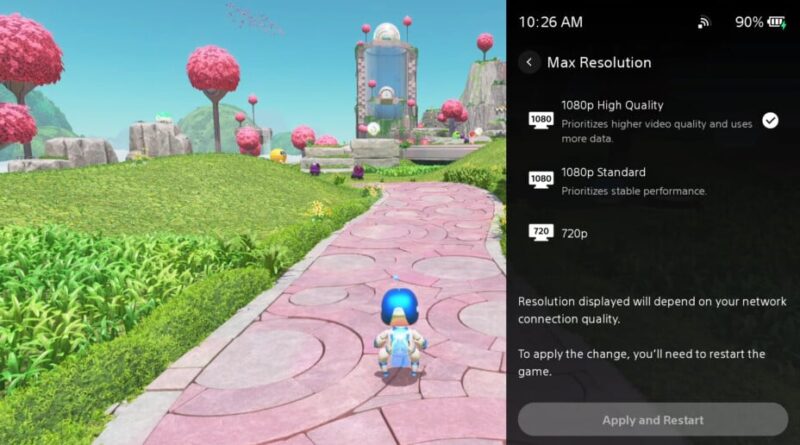 Le PlayStation Portal ne se met pas à jour avec un nouveau mode d’affichage.
