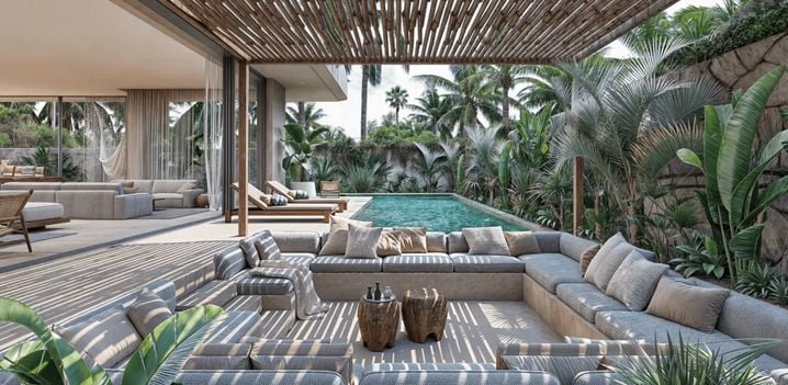 Ce sont plus d'une centaine de villas de luxe qui sortent de terre à Marrakech pour une clientèle très aisée.