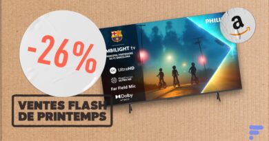 Le TV Philips Ambilight 65 pouces (4K, TitanOS) à -26 % sur Amazon.