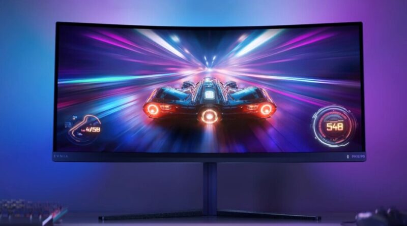 L'écran PC gamer incurvé QD-OLED Philips 34 pouces sous 550 €