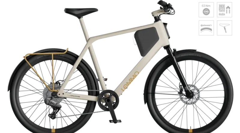 Lemmo One Collab.Ride : le vélo électrique sans vitesses.