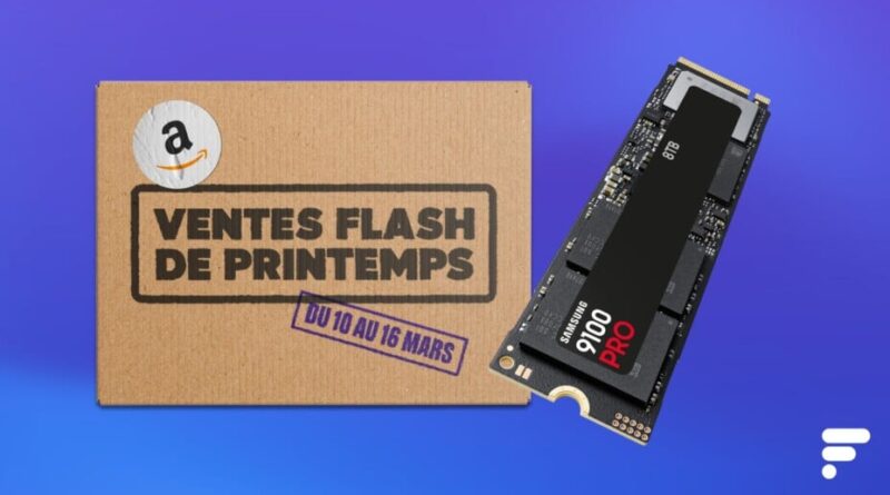 Les Ventes Flash d’Amazon font baisser le prix du SSD Samsung 9100 Pro 8 To.