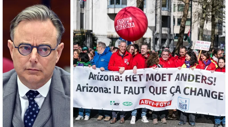 Manifestation nationale : Bart De Wever déclare "Maintenir le cap, c’est notre devoir" à La Chambre