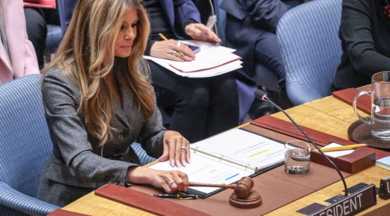 Melania Trump préside un Conseil de sécurité inédit à l'ONU