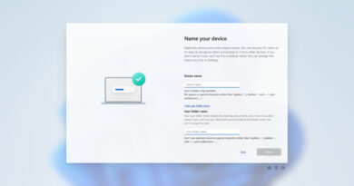 Microsoft ne permet pas encore le choix du nom d'utilisateur sur Windows 11.