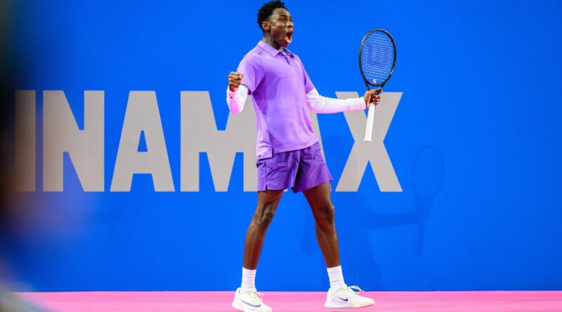 Moïse Kouamé, félicité par Novak Djokovic après son succès en Masters 1000