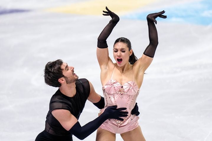Guillaume Cizeron et Laurence Fournier Beaudry ont répondu présent, ce vendredi, lors de l'épreuve de danse rythmique des Championnats du monde de patinage artistique à Prague.