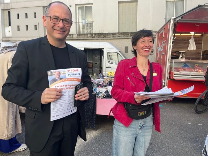 David Fournier (PS) et Mathilde Louvain (LFI) ont scellé une « fusion technique ».