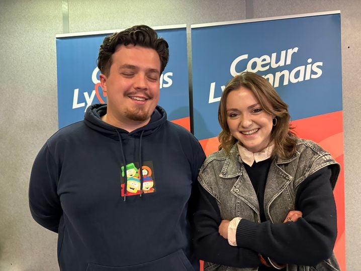 Mathys et Brune, 20 ans, membres de Génération Aulas.