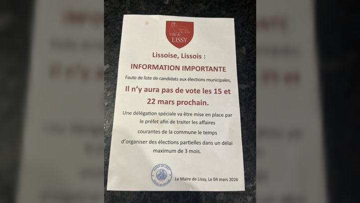 Le tract distribué aux habitants de Lissy pour les informer qu'il n'y aura pas d'élection municipale.