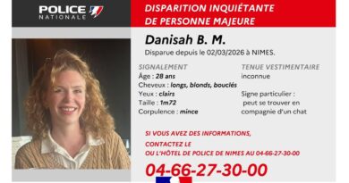 Nîmes : Appel à témoins pour une Anglaise de 28 ans disparue