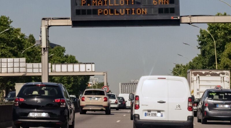Pollution de l'air : Alerte aux particules fines en France et en Europe.
