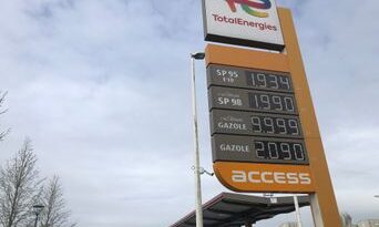Prix du carburant : Total prolonge le plafonnement du gazole et de l'essence.