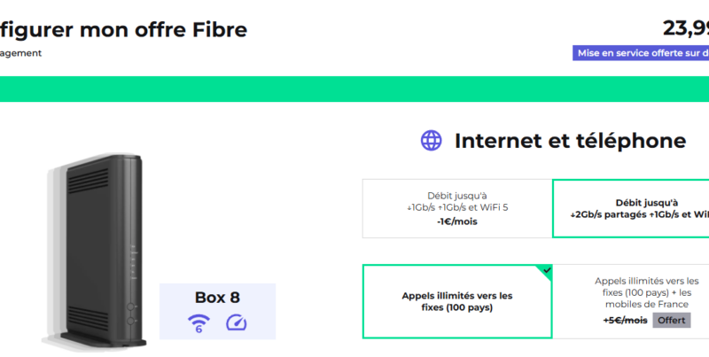 SFR double le débit pour 1 € de plus avec une fibre à 22,99 € [Sponso]