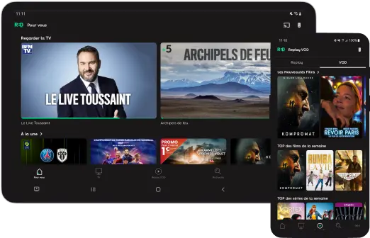 L’application RED TV est accessible quelle que soit l’offre