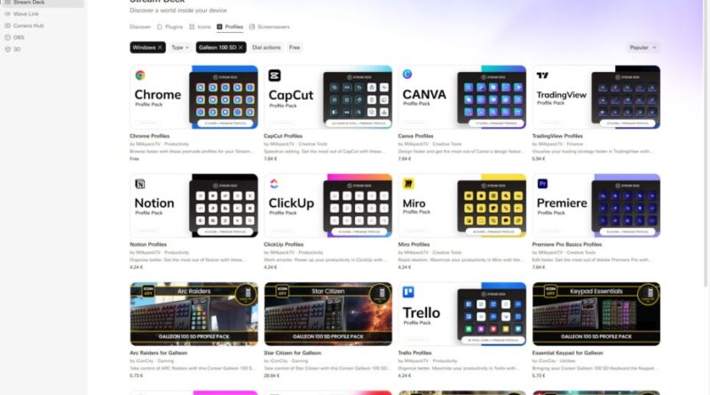 Test du Corsair Galleon 100 SD : clavier remplaçant du Stream Deck +