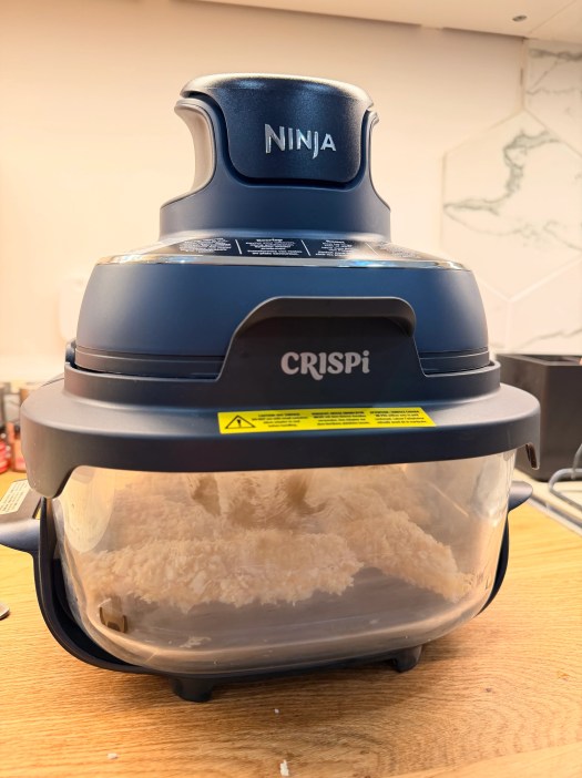 Pendant la cuisson pané panko