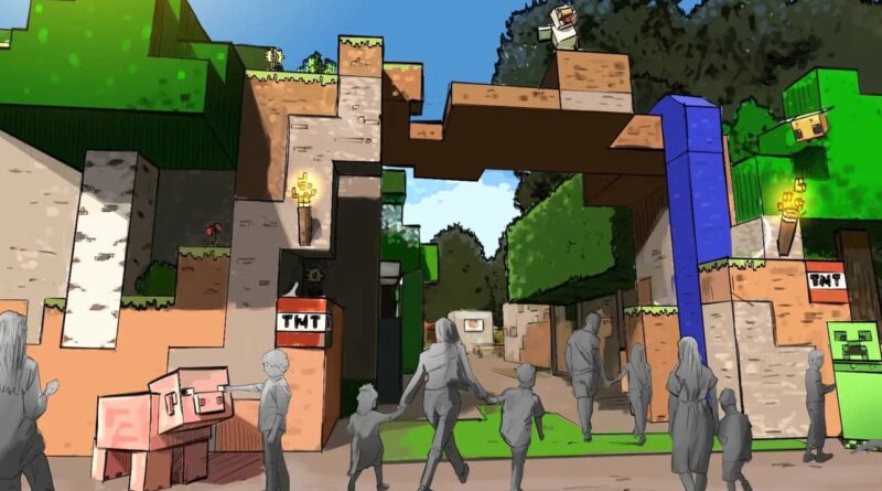 Un parc d'attractions Minecraft ouvrira en 2027 en Angleterre.