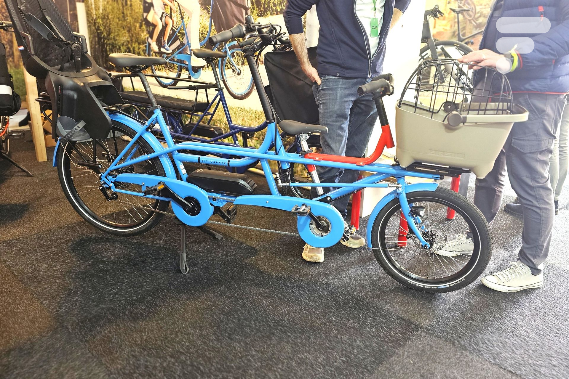 Vélo Tandem électrique Bicicapace