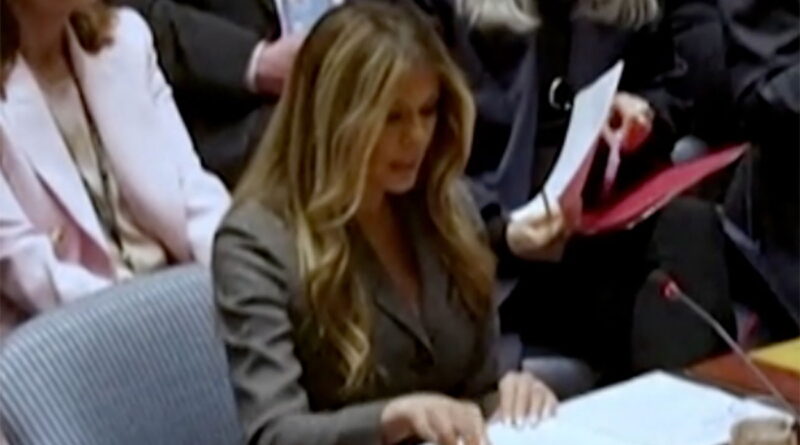 Une femme d'un chef d'État préside pour la première fois le Conseil de sécurité.