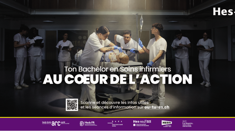 Valorisation du Bachelor en Soins infirmiers avec la campagne « au cœur de l’action »