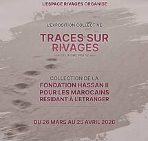 Vernissage de l'exposition collective "Traces sur rivages"