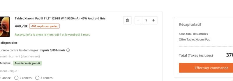 Xiaomi Pad 8 : l’iPad Air rivalise à moins de 400 €