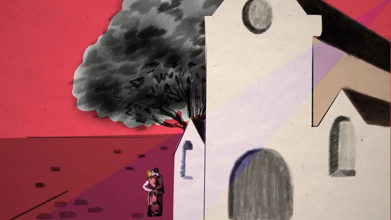 Illustration d’Adèle et Paul réalisée par Julie Coremans