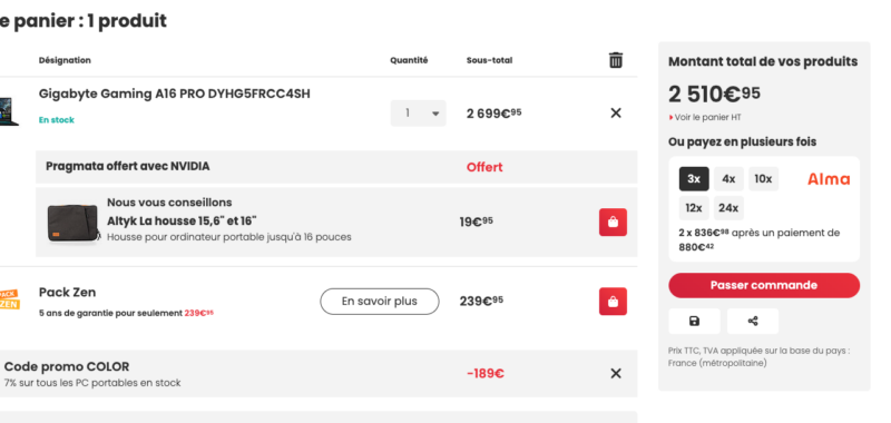 Baisse de 200 € sur un puissant laptop RTX 5080 face à la flambée des prix.