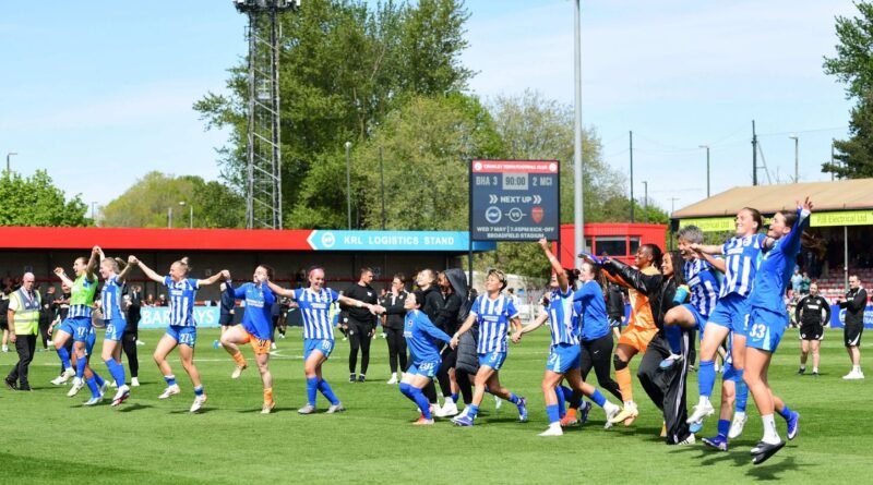 Brighton réalise un stade de 10.000 places pour l'équipe féminine.