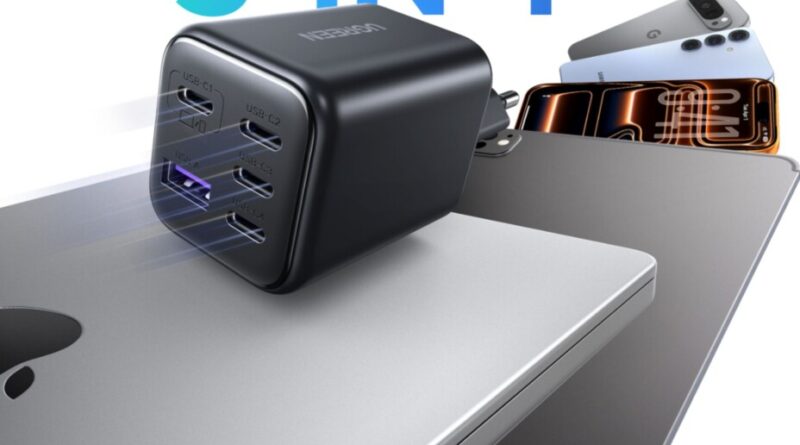 Ce chargeur 5-en-1 (45 W) à -23 % : l'accessoire ultime.