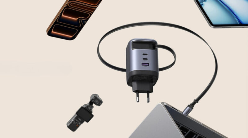 Ce chargeur de 100 W à câble rétractable coûte 34 % moins cher.