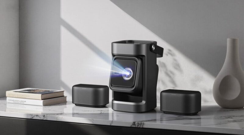 Ce vidéoprojecteur atypique avec enceintes détachables à prix cassé sur Amazon