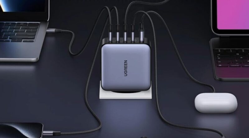 Chargeur rapide 100W pour 5 appareils en promotion à -30% idéal voyage.