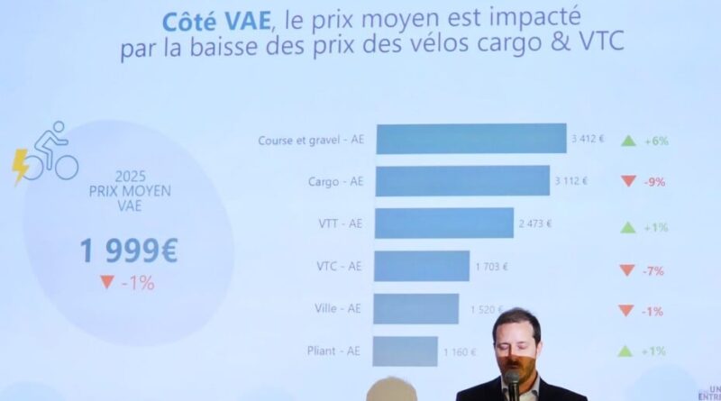 Coût des vélos électriques en France : marché 2025 par catégorie