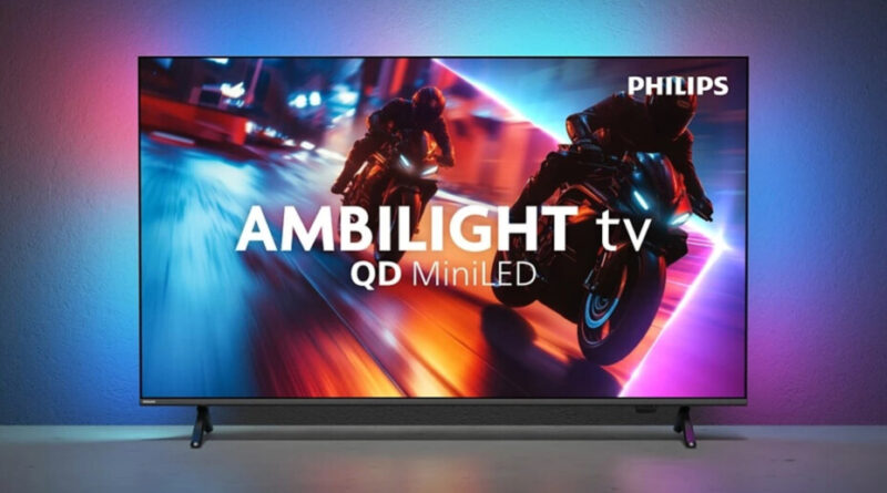 Darty offre une remise de -400 € sur le TV Philips Ambilight 85″ QD MiniLED.
