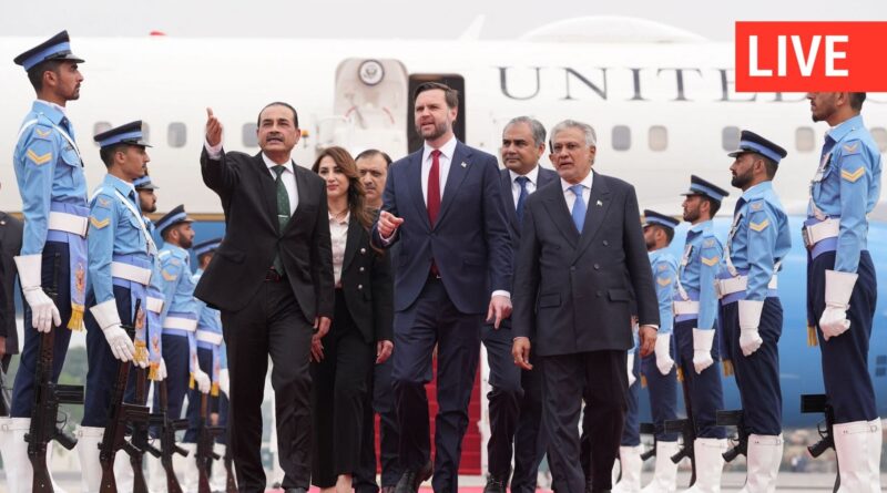 Direct – Guerre au Moyen-Orient : J.D. Vance arrive au Pakistan pour négocier avec l'Iran.