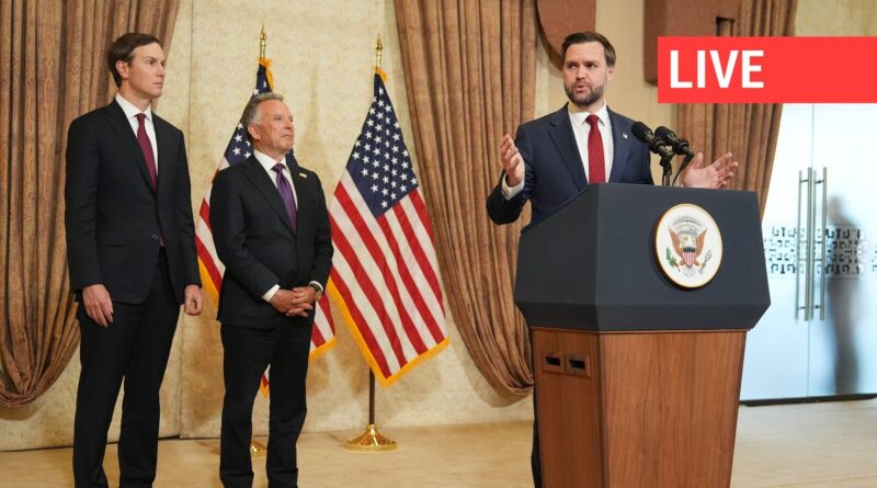 Direct – Guerre au Moyen-Orient : JD Vance négocie avec l'Iran au Pakistan