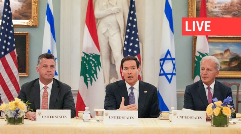 Direct – Guerre au Moyen-Orient : pourparlers de paix Israël-Liban, selon Rubio.