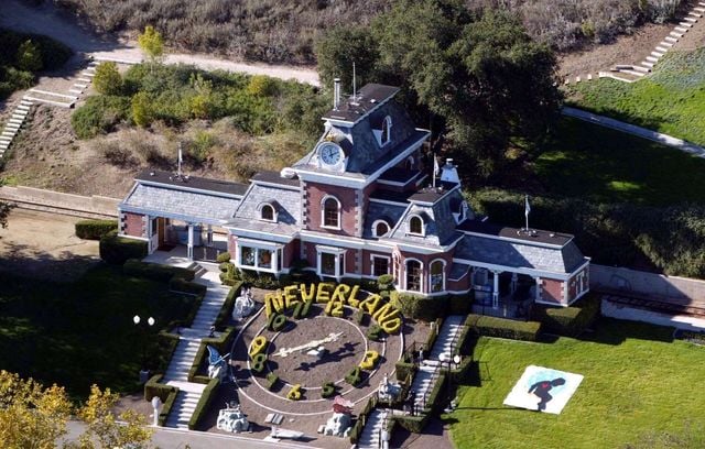 Le ranch de Neverland ayant appartenu à Michael Jackson.
