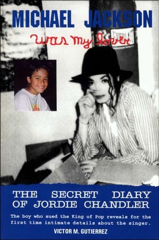 Une photo d’archive du livre « Michael Jackson was my lover. The secret diary of Jordie Chandler » écrit par Victor M. Gutierrez.