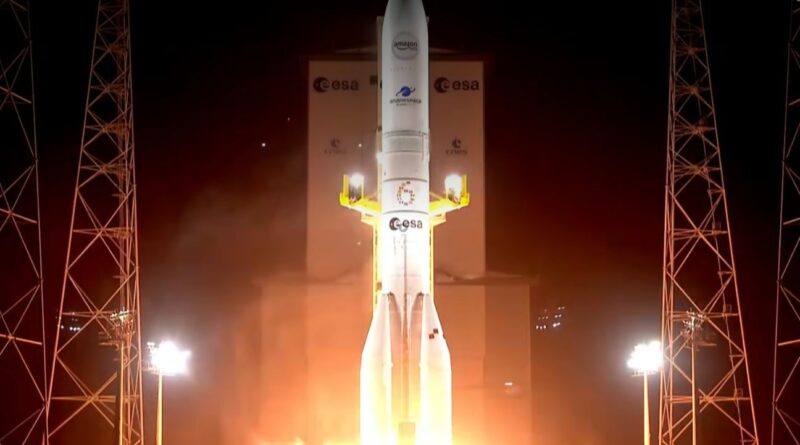 Espace : Ariane 6 lance avec succès 32 satellites Amazon Leo