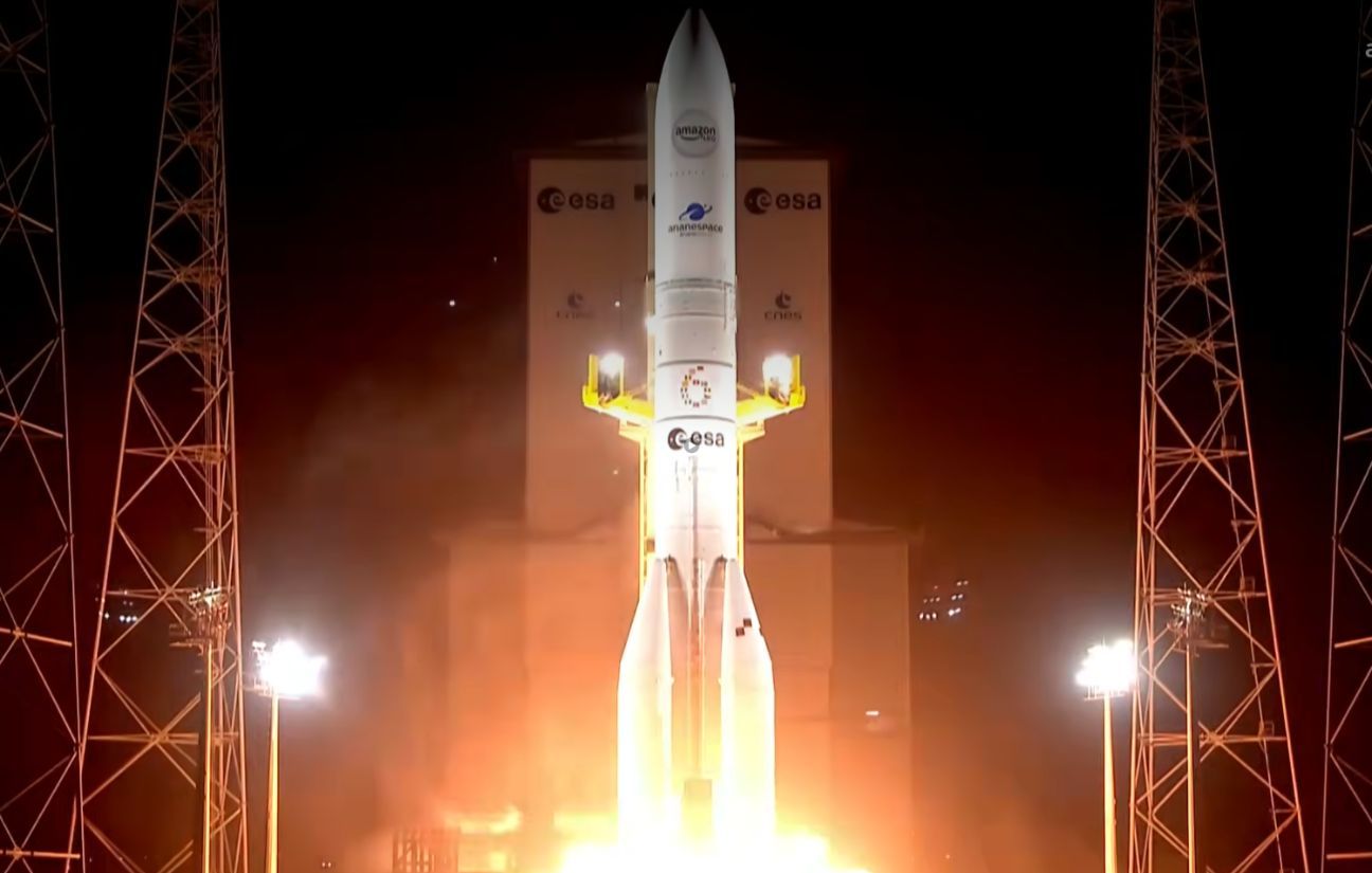 Espace : Ariane 6 lance avec succès 32 satellites Amazon Leo