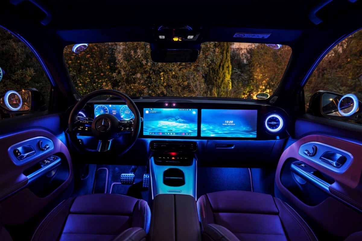 Mercedes GLB électrique tableau de bord