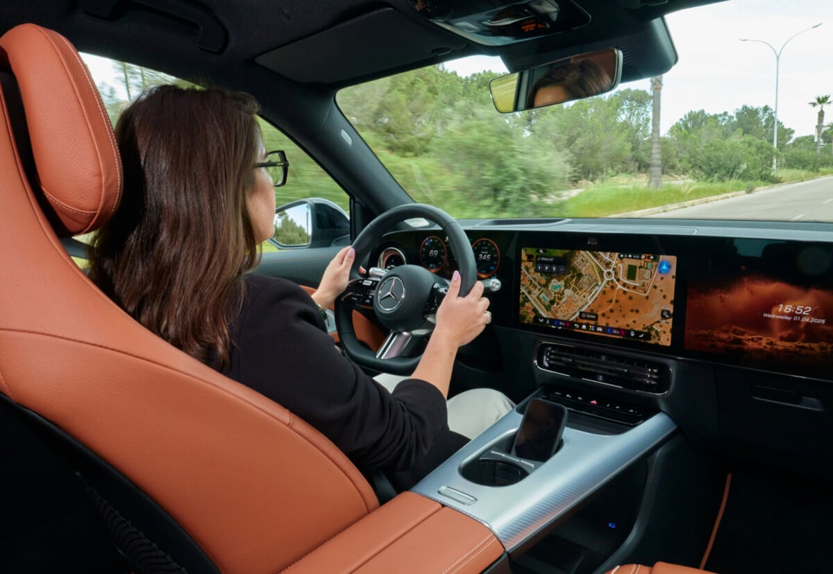 essai mercedes GLB électrique