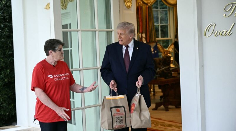 Etats-Unis : Pourquoi Trump a-t-il commandé un McDo ?